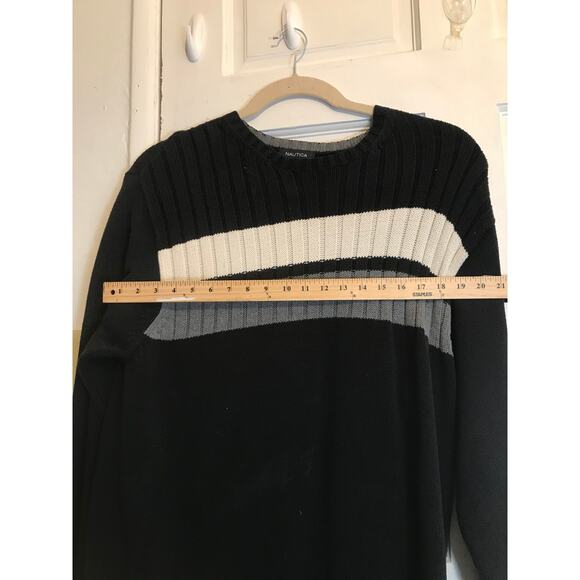 NAUTICA Pullover Sweater Men's L 100% Cotton - Picture 7 of 8